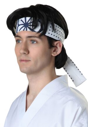 Karate Kid Daniel San Costume Men's Wig | Karate Kid Accessories