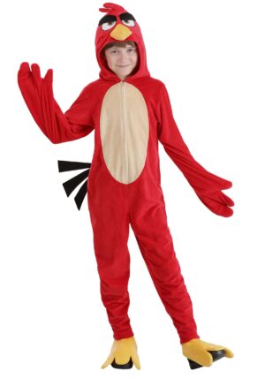 Child Angry Birds Red Costume Jumpsuit | Video Game Costumes
