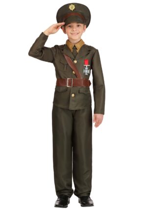 Army Officer Kid's Costume | Military Costumes