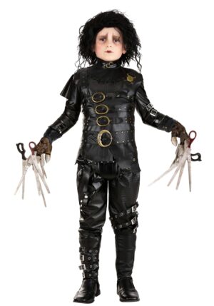 Kid's Authentic Edward Scissorhands Costume | Movie Costumes