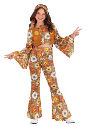 Autumn Flower Hippie Kid's Costume