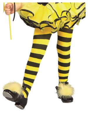 Bumblebee Girl's Costume Tights | Costume Accessories