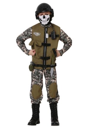 Kids Camo Trooper Costume W/ Accessories | Exclusive