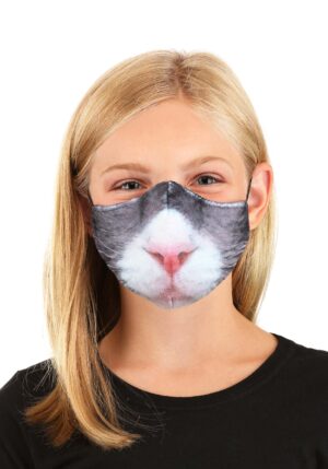 Kid's Sublimated Cat Face Mask | Costume Accessories