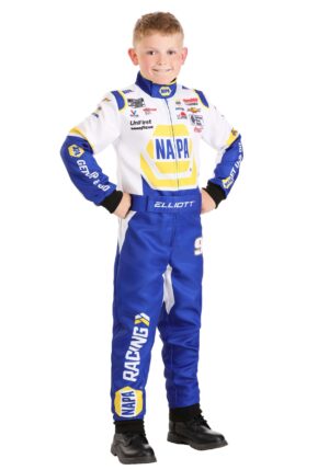 Chase Elliott New NAPA Uniform Kid's NASCAR Costume | NASCAR Costumes