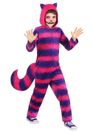 Child Cheshire Cat Costume Onesie | Alice in Wonderland Costumes