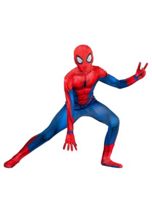 Red and Blue Spider-Man Zentai Kid's Costume | Marvel Costumes