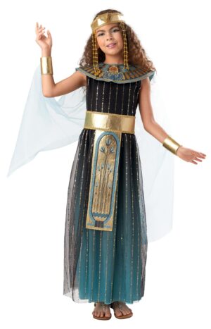 Teal Ombre Cleopatra Kid's Costume