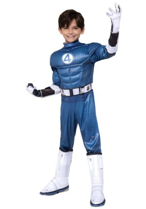 Deluxe Fantastic 4 Boy's Mr. Fantastic Costume | Marvel Costumes