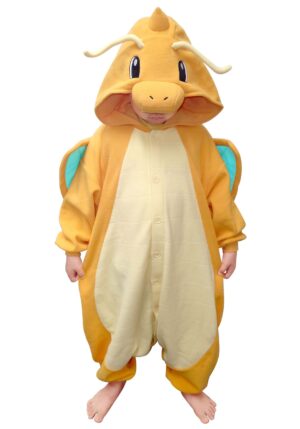 PokÃ©mon Dragonite Kigurumi Costume Onesie for Kids | PokÃ©mon Costumes