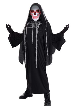 Glowing Reaper Kid's Costume | Grim Reaper Costumes