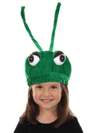 Child Grasshopper Plush Costume Hat | Costume Accessories