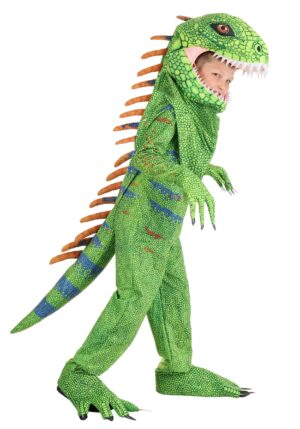 Green Iguana Kid's Costume | Animal Costumes