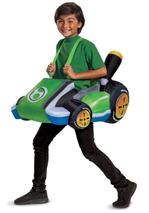 Inflatable Yoshi Kart Kids Costume