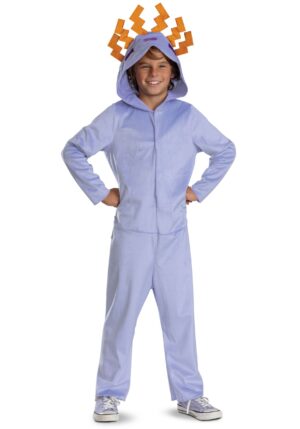 Minecraft Axolotl Hooded Jumpsuit Costume for Kids | Minecraft Costumes