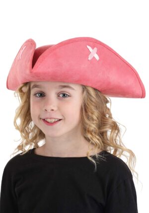 Kid's Pink Tricorn Pirate Costume Hat | Pirate Hats