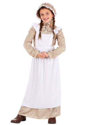 Kid's Prairie Girl Sustainable Materials Costume | Pioneer Costumes