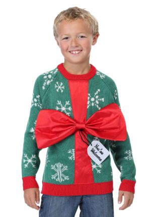 Present Ugly Christmas Sweater for Kids | Christmas Sweaters