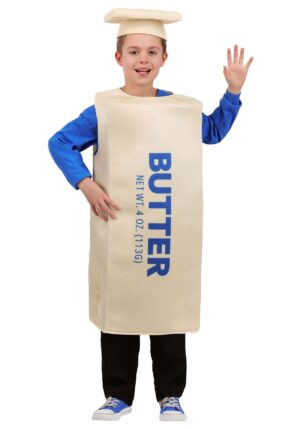 Stick of Butter Costume for Kids | Kid's Food Costume