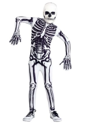 Kid's White Skeleton Costume | Skeleton Costumes