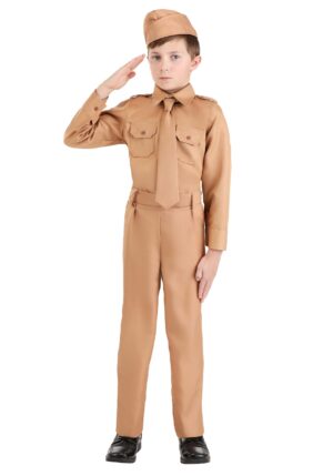Kid's WW2 Army Costume | Military Costumes