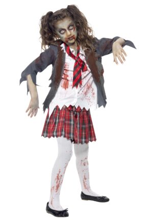 Zombie School Girl Costume for Kids | Zombie Costumes