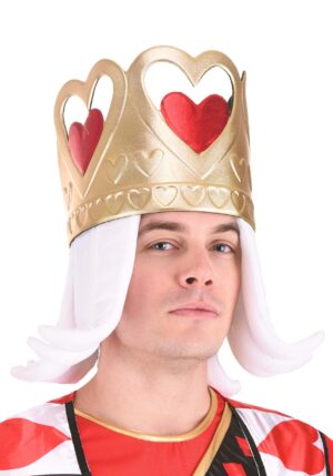 King of Hearts Costume Crown Accessory | Storybook Accessories