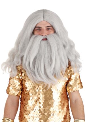 Disney King Triton Beard and Wig Costume Kit | Disney Accessories