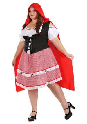 Plus Size Knee Length Red Riding Hood Costume | Storybook Costumes