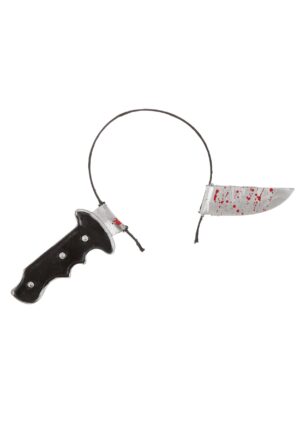 Knife Injury Headband Accessory | Scary Accessories