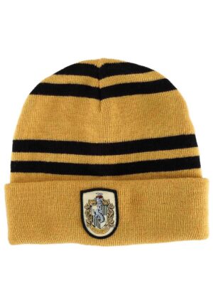 Knitted Hogwarts Hufflepuff Hat | Harry Potter Accessories