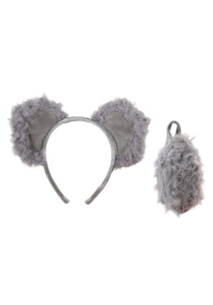 Koala | Ears Headband & Tail Kit | Adult Costume Kits