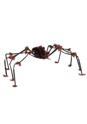 20-Inch Hairy Brown Spider Large Decoration | Spider Decorations