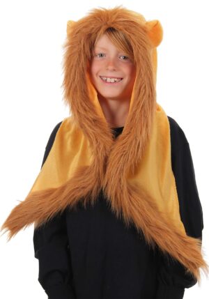 Costume Hood Furry Lion | Animal Accessories