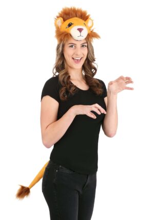 Lion Plush Tail and Headband Kit | Costumes Kits