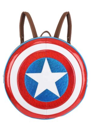 Marvel Captain America Shield Loungefly Backpack | Marvel Backpacks
