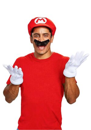 Adult Mario Accessory Costume Kit | Video Game Accessories