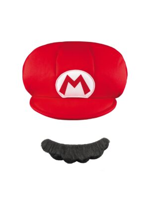 Child Super Mario Bros. Mario Hat and Mustache Costume Kit | Nintendo Accessories