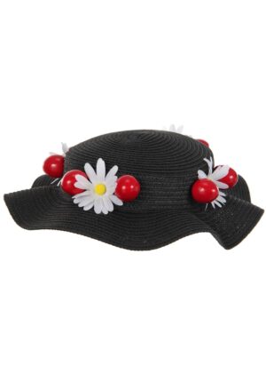 The Mary Poppins Black Costume Hat