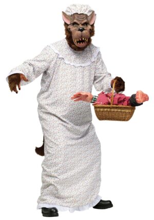 Big Bad Granny Wolf Plus Size Men's Costume