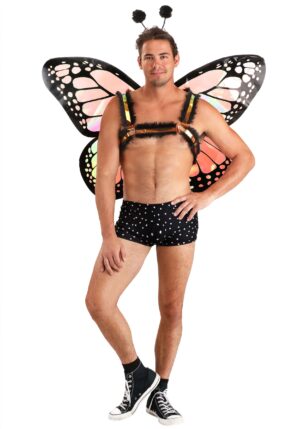 Sexy Butterfly Harness Men's Costume | Butterfly Costumes