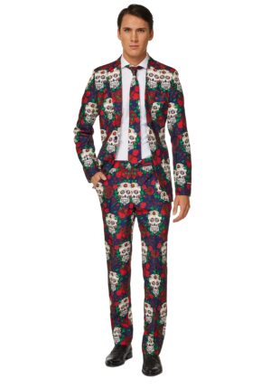 Day of the Dead Suitmeister Suit for Men | Halloween Suits