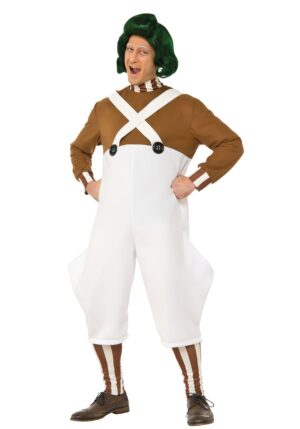 Men's Deluxe Oompa Loompa Costume | Willy Wonka Costumes