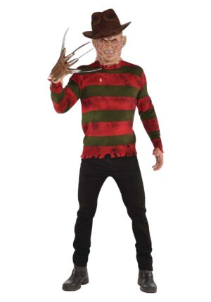 Freddy Krueger Men's Costume Sweater | Horror Movie Costumes