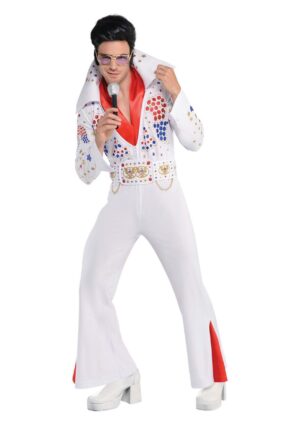 King of Vegas Men's Costume | Adult Elvis Costumes