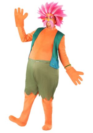 Men's King Peppy Trolls Costume | Movie Costumes