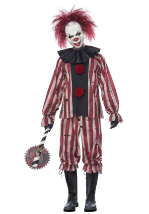 Mens Nightmare Clown Halloween Costume