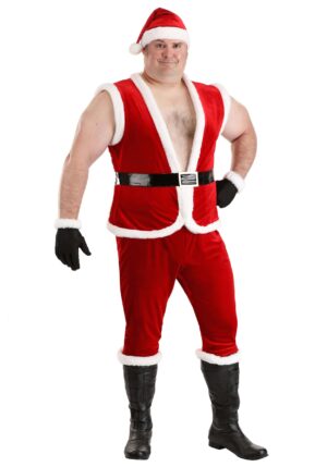 Men's Plus Size Sexy Santa Claus Costume | Christmas Costumes