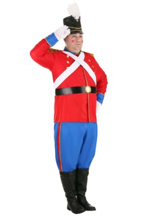 Plus Size Toy Soldier Men's Costume | Christmas Costumes