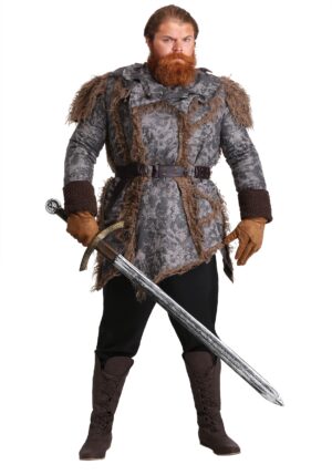 Adult Plus Size Wild Warrior Costume | TV Show Costumes
